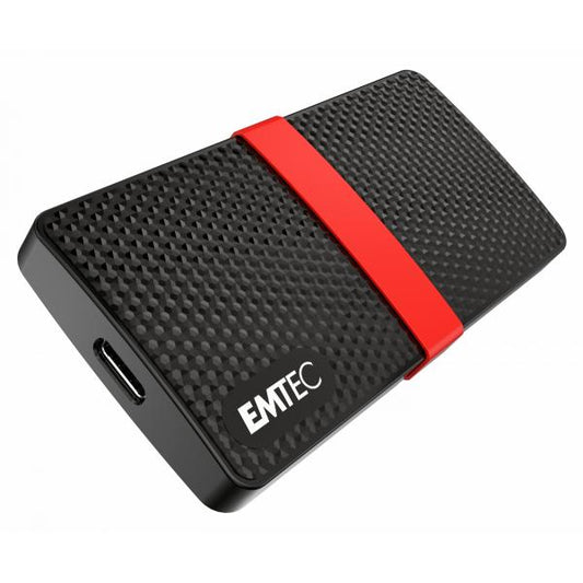 Emtec X200 256 GB Negro, Rojo [ECSSD256GX200]