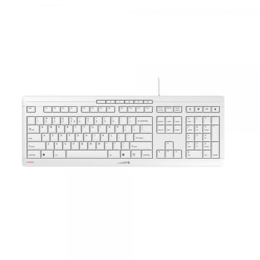 Cherry STREAM - Keyboard - Corded - QWERTY - Pale Gray [JK-8500EU-0]