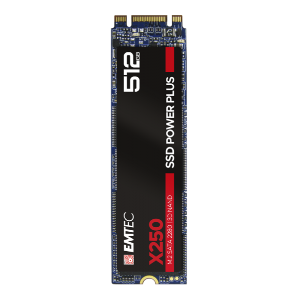 Emtec X250 M.2 512 GB Serial ATA III 3D NAND [ECSSD512GX250]