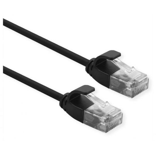 ROLINE UTP DATA CENTER PATCH CORD CAT.6A (CLASS EA) LSOH SLIM 1.5 M NERO [21.15.3954]