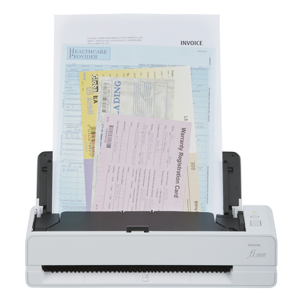 Ricoh fi-800R ADF + scanner ad alimentazione manuale 600 x 600 DPI A4 Nero, Bianco [PA03795-B001]