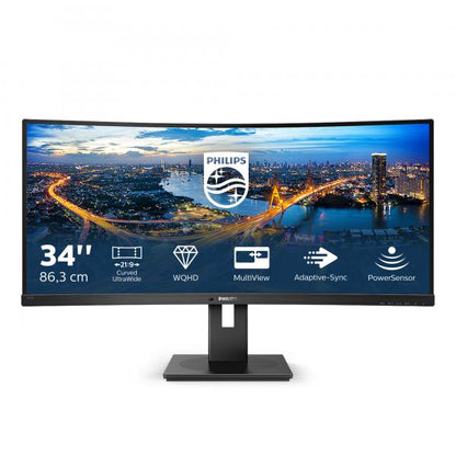 Philips B Line 345B1C/00 Monitor PC 86,4 cm (34") 3440 x 1440 Pixel Quad HD LCD Nero [345B1C/00]