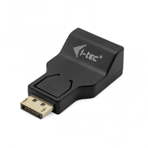 i-tec DP2VGAADA adattatore per inversione del genere dei cavi DisplayPort VGA Nero [DP2VGAADA]