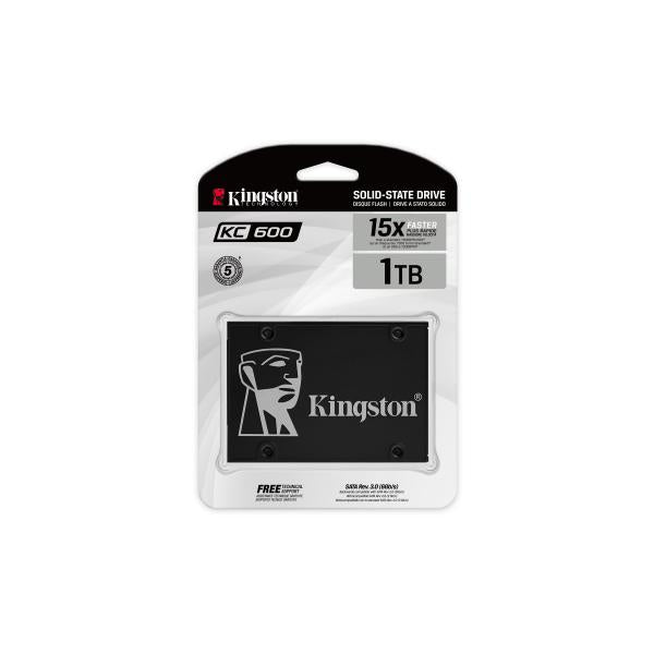 KINGSTON SSD INTERNO KC600 CRITTOGRAFATO 1TB 2.5 SATA 6GB/S [SKC600/1024G]