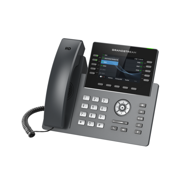 Grandstream GRP-2615 -Wi-Fi IP Phone, 5 account SIP, 10 tasti di linea, Porte Gigabit con PoE, Bluetooth, 40 tasti BLF GRP-2615 [GRP-2615]