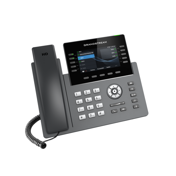 Grandstream GRP-2615 -Wi-Fi IP Phone, 5 account SIP, 10 tasti di linea, Porte Gigabit con PoE, Bluetooth, 40 tasti BLF GRP-2615 [GRP-2615]