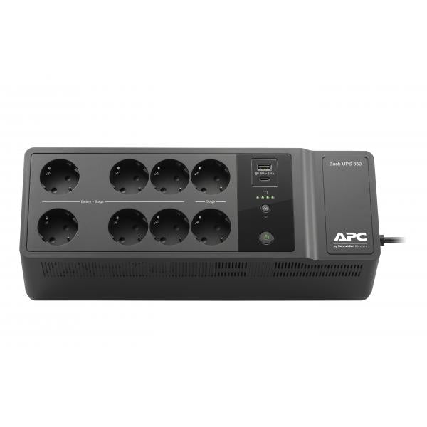 APC BACK-UPS 850VA 520W, 8xSCHUKO OUTPUT [BE850G2-GR]