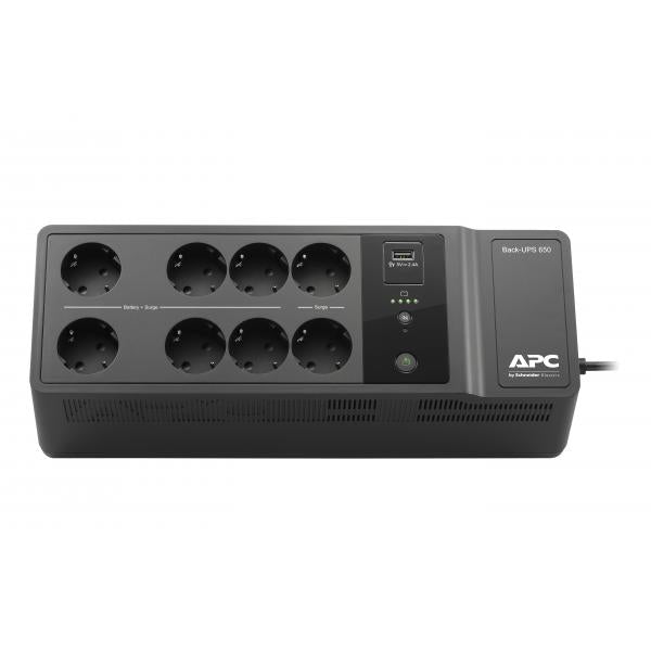 APC Back-UPS 650VA 230V 1 USB charging port - (Offline-) USV gruppo di continuità (UPS) Standby (Offline) 0,65 kVA 400 W 8 presa(e) AC [BE650G2-GR]