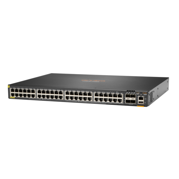 Hp Aruba 6300F 48-port 1GbE Class 4 PoE and 4-port SFP56 Managed Switch [JL665A#ABB]