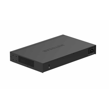 NETGEAR GS324P Gigabit Ethernet no administrado (10/100/1000) Compatible con alimentación a través de Ethernet (PoE) 1U Negro [GS324P-100EUS] 