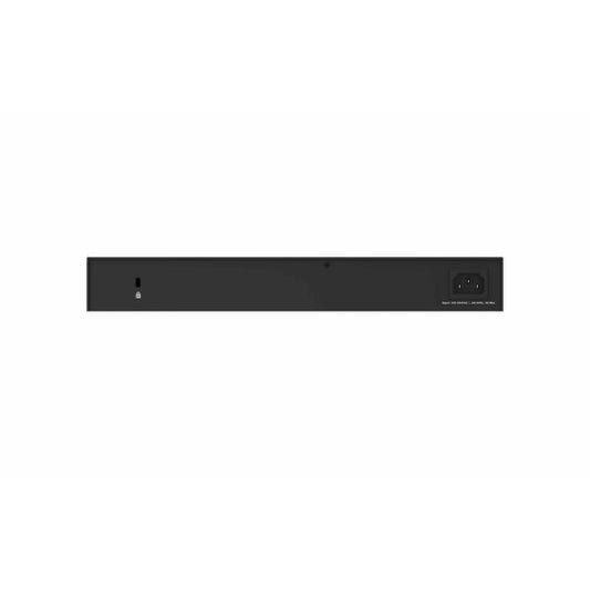 NETGEAR GS324P Gigabit Ethernet no administrado (10/100/1000) Compatible con alimentación a través de Ethernet (PoE) 1U Negro [GS324P-100EUS] 