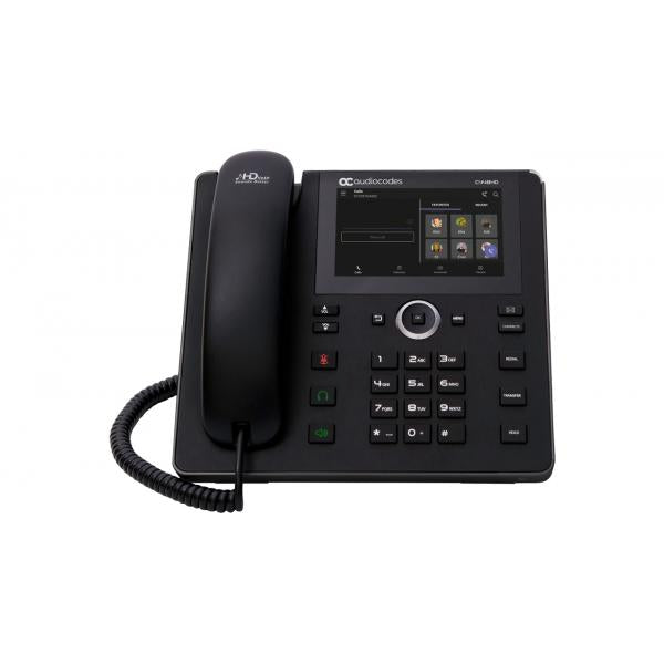 Audiocodes Teams C448HD IP-Phone PoE GbE black with an external power supply black TEAMS-C448HDPS [TEAMS-C448HDPS]