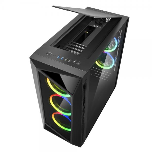 SHARKOON CASE REV200 ATX 7 SLOTS EXPANSION 2 USB 3.0, 2 USB 2.0, DRIVE BAY DA 2,5"/3,5" [REV200]