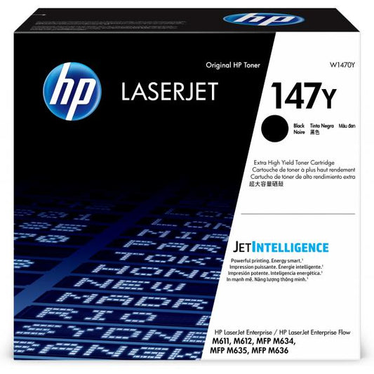 HP Cartuccia toner nero originale LaserJet 147Y ad altissima capacità [W1470Y]