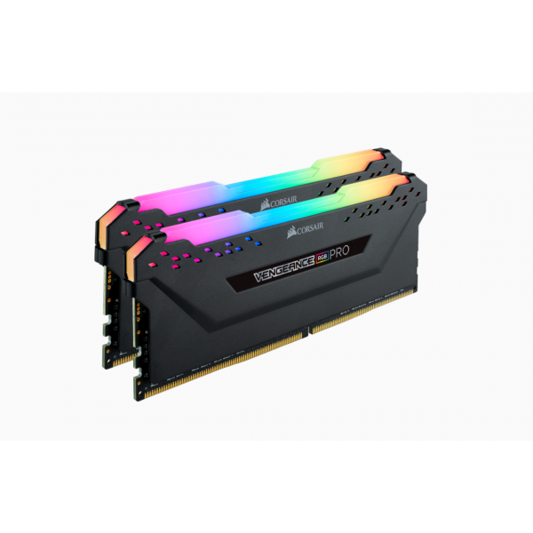 CORSAIR RAM VENGEANCE RGB PRO 32GB 2X16GB DDR4 3200 PC4-25600 C16 1.35V MEMORIA DE ESCRITORIO - NEGRO [CMW32GX4M2E3200C16] 