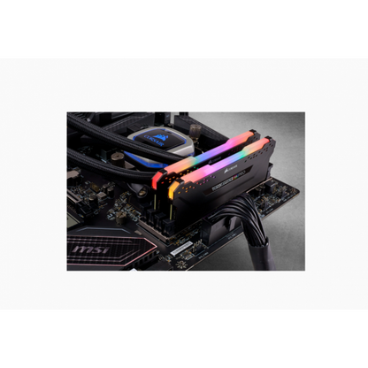 CORSAIR RAM VENGEANCE RGB PRO 32GB 2X16GB DDR4 3200 PC4-25600 C16 1.35V MEMORIA DE ESCRITORIO - NEGRO [CMW32GX4M2E3200C16] 