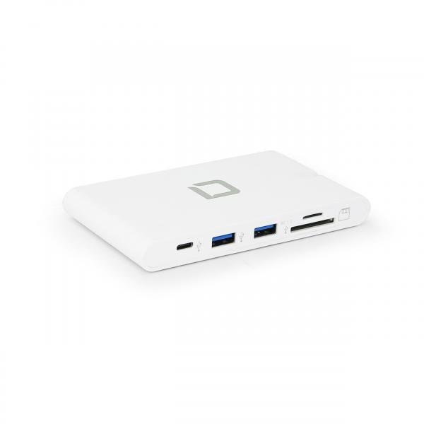 DICOTA D31729 replicatore di porte e docking station per notebook Bianco [D31729]