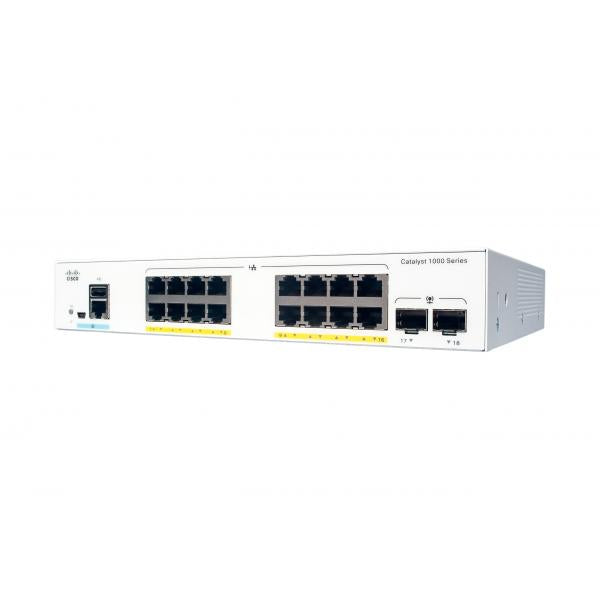 Cisco Systems Catalyst 1000 16 puertos GE - POE - 2x1G SFP [C1000-16P-2G-L] 