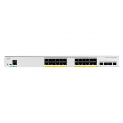 Cisco Catalyst C1000-24P-4G-L switch di rete Gestito L2 Gigabit Ethernet (10/100/1000) Supporto Power over Ethernet (PoE) Grigio [C1000-24P-4G-L]