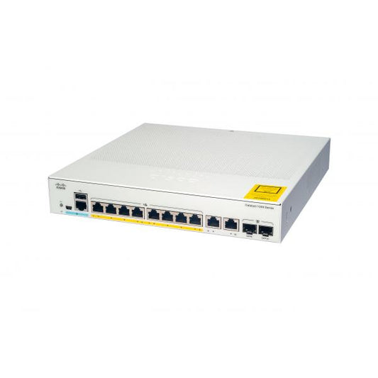 Cisco Catalyst C1000-8FP-2G-L switch di rete Gestito L2 Gigabit Ethernet (10/100/1000) Supporto Power over Ethernet (PoE) Grigio [C1000-8FP-2G-L]