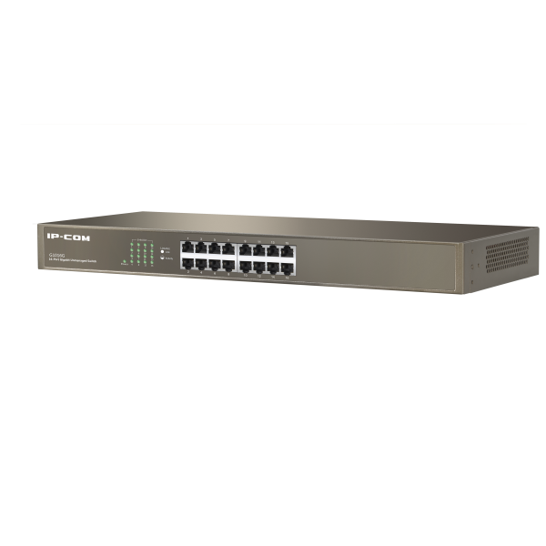 IP-COM Networks Conmutador de red G1016G Gigabit Ethernet L2 no administrado (10/100/1000) 1U Bronce [G1016G] 