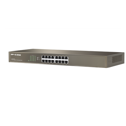 IP-COM Networks Conmutador de red G1016G Gigabit Ethernet L2 no administrado (10/100/1000) 1U Bronce [G1016G] 