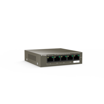 CONMUTADOR IP-COM POE NO ADMINISTRADO 5 PUERTOS, 4 POE [G1105P-4-63W] 