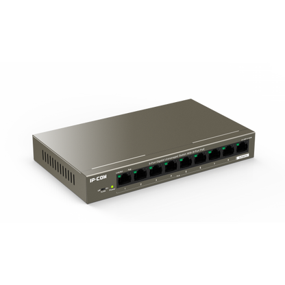 IP-COM SWITCH UNMANAGED POE 9 PORT, 8 POE [G1109P-8-102W]