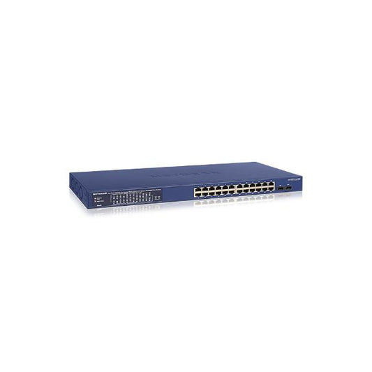 NETGEAR SWITCH 24 GIGABIT SMART MANAGED POE+ PORTS (ON PROMOTION WHILE STOCKS LAST) [GS724TPP-100EUS] 