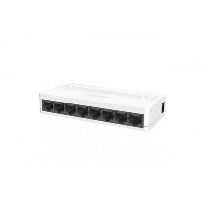 HIKVISION SWITCH L2, UNMANAGED, 8 10/100M RJ45 PORTS, DESKTOP PLASTIC SWITCH [DS-3E0108D-E] 