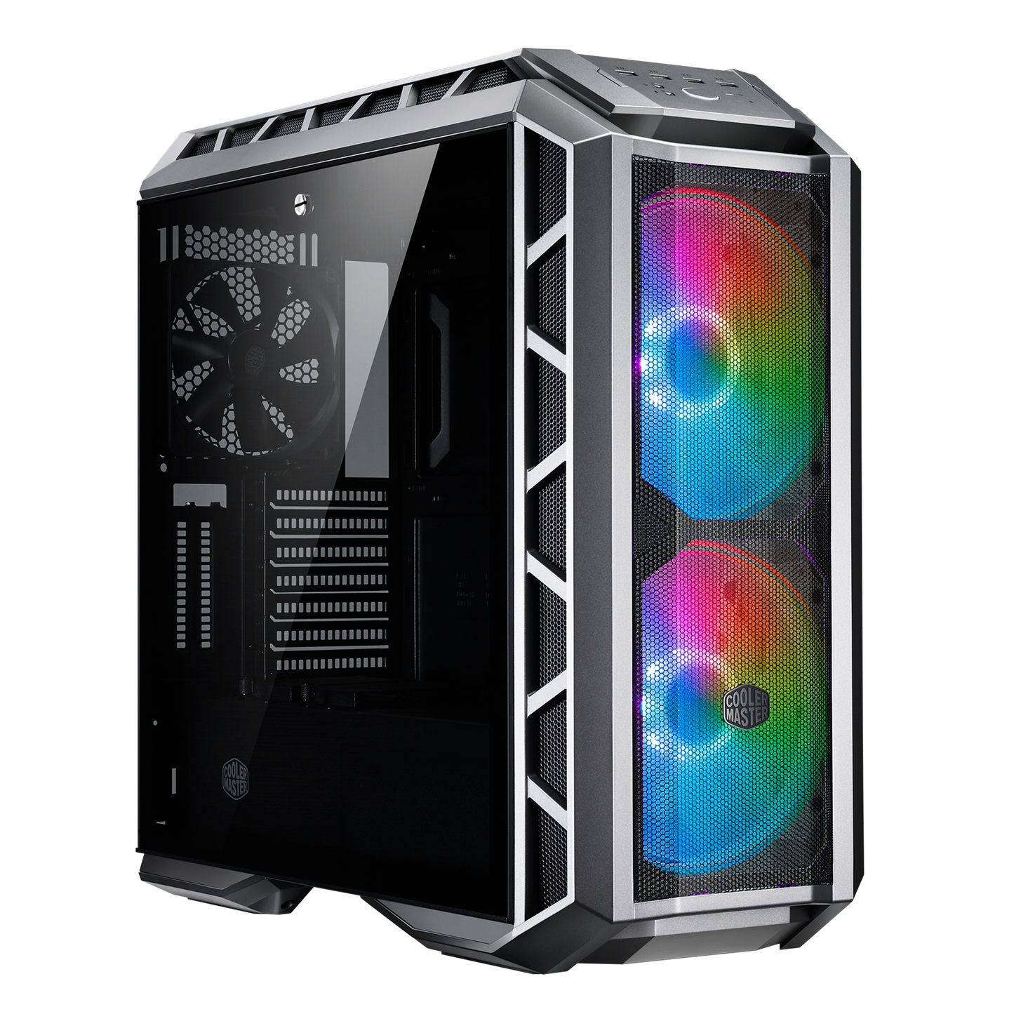 COOLER MASTER CASE H500P MESH ARGB MID TOWER, SIDE PANEL, MICROATX-MINI ITX, 2XUSB 3.2, 2XUSB 2.0, 1X3.5MM AUDIO JACK, 1X3.5MM MIC JACK, 1XARGB CONTROLLER, 1XARGB 2-TO-3 SPLITTER, 2X200MM ARGB FAN FRONT, 1X140MM ARGB FAN REAR, NERO [MCM-H500P-MGNN-S11]