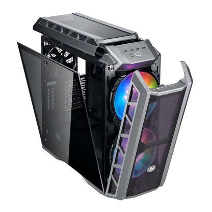 COOLER MASTER CASE H500P MESH ARGB MID TOWER, SIDE PANEL, MICROATX-MINI ITX, 2XUSB 3.2, 2XUSB 2.0, 1X3.5MM AUDIO JACK, 1X3.5MM MIC JACK, 1XARGB CONTROLLER, 1XARGB 2-TO-3 SPLITTER, 2X200MM ARGB FAN FRONT, 1X140MM ARGB FAN REAR, NERO [MCM-H500P-MGNN-S11]