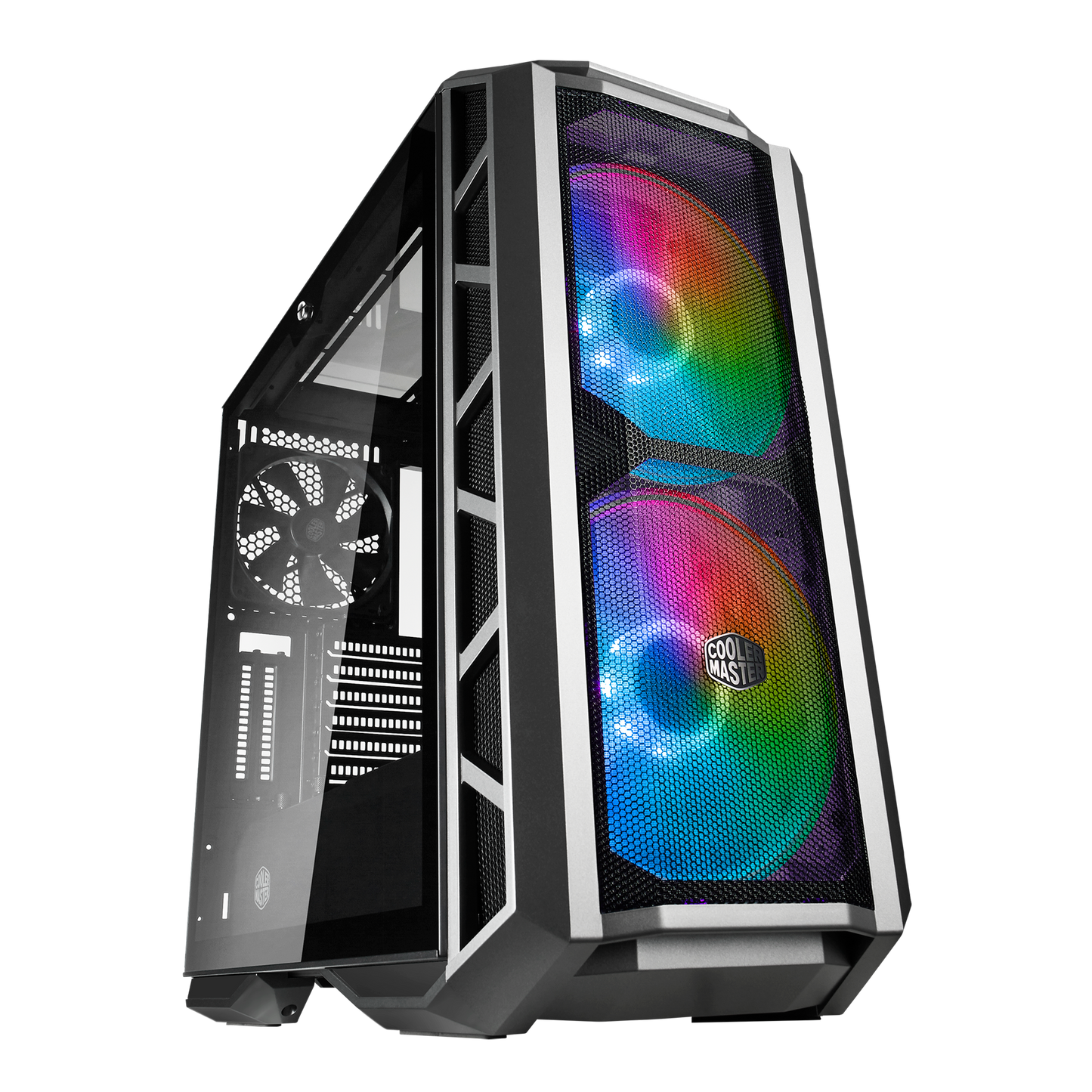 COOLER MASTER CASE H500P MESH ARGB MID TOWER, SIDE PANEL, MICROATX-MINI ITX, 2XUSB 3.2, 2XUSB 2.0, 1X3.5MM AUDIO JACK, 1X3.5MM MIC JACK, 1XARGB CONTROLLER, 1XARGB 2-TO-3 SPLITTER, 2X200MM ARGB FAN FRONT, 1X140MM ARGB FAN REAR, NERO [MCM-H500P-MGNN-S11]