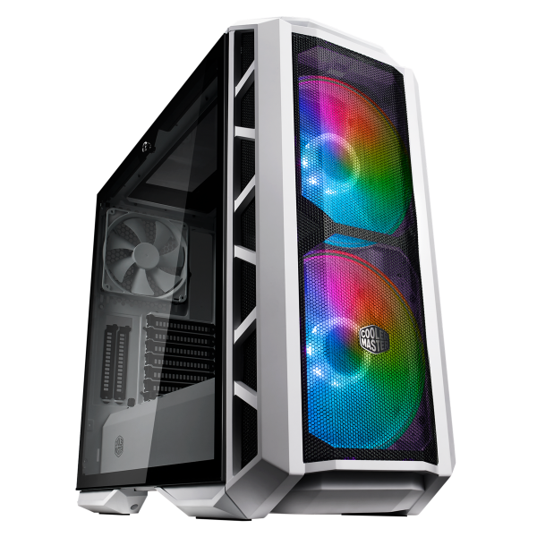 COOLER MASTER CASE H500P MESH WHITE ARGB MID TOWER, SIDE PANEL, MICROATX-MINI ITX, 2XUSB 3.2, 2XUSB 2.0, 1X3.5MM AUDIO JACK, 1X3.5MM MIC JACK, 1XARGB CONTROLLER, 1XARGB 2-TO-3 SPLITTER, 2X200MM ARGB FAN FRONT, 1X140MM ARGB FAN REAR, BIANCO [MCM-H500P...