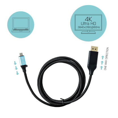 i-tec USB-C DisplayPort Cable Adapter 4K / 60 Hz 200cm [C31CBLDP60HZ2M]