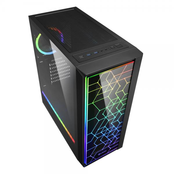 Sharkoon RGB LIT 100 Midi Tower Nero [RGBLIT100]