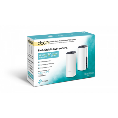 TP-Link Deco P9 (2-pack) Dual-band (2.4 GHz/5 GHz) Wi-Fi 5 (802.11ac) Bianco Interno [DECOP9(2-PACK)]