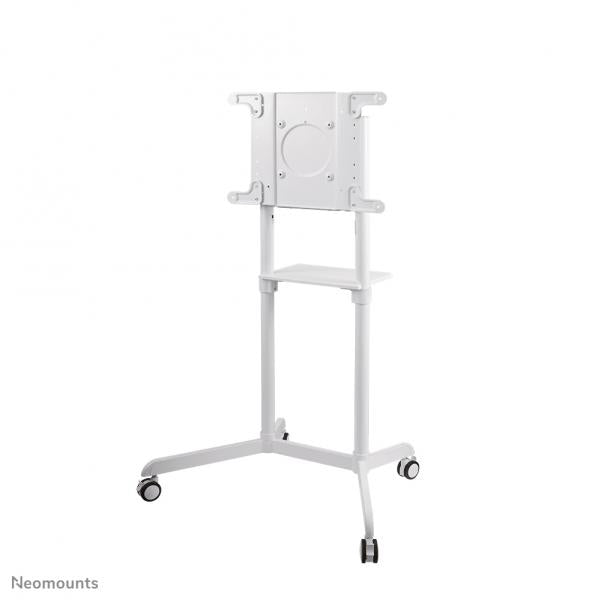 Neomounts 32-70 inch - Mobile Flat Screen Floor Stand (stand+trolley) (height: 160 cm) White [NS-M1250WHITE]