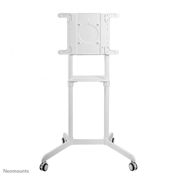 Neomounts 32-70 inch - Mobile Flat Screen Floor Stand (stand+trolley) (height: 160 cm) White [NS-M1250WHITE]