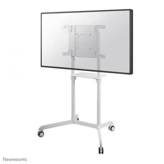 Neomounts 32-70 inch - Mobile Flat Screen Floor Stand (stand+trolley) (height: 160 cm) White [NS-M1250WHITE]