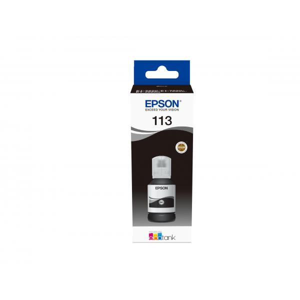 Botella de tinta Epson 113 EcoTank Pigment Black [C13T06B140]