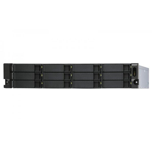 QNAP TL-R1200S-RP contenitore di unità di archiviazione Box esterno HDD/SSD Nero, Grigio 2.5/3.5" [TL-R1200S-RP]