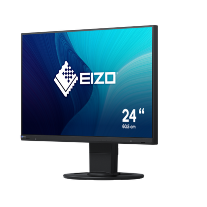 EIZO MONITOR 23,8 LED IPS 16:9 FHD 5MS 250 CDM, DVI/DP/HDMI, PIVOT, MULTIMEDIALE, FLEXSCAN EV2460 [EV2460-BK]