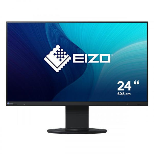 MONITOR EIZO 23.8 LED IPS 16:9 FHD 5MS 250 CDM, DVI/DP/HDMI, PIVOT, MULTIMEDIA, FLEXSCAN EV2460 [EV2460-BK]