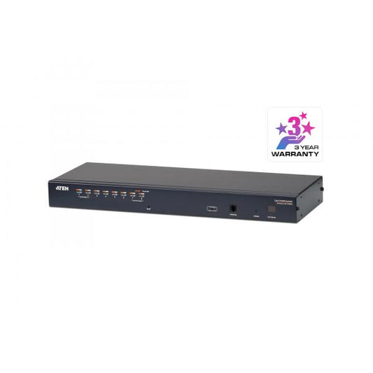 ATEN 8 port RJ45 KVM Support PS/2, USB, SUN USB Server, Daisy Chain, Console USB+PS/2 , Adapter ID KH1508A-AX-G [KH1508A-AX-G]