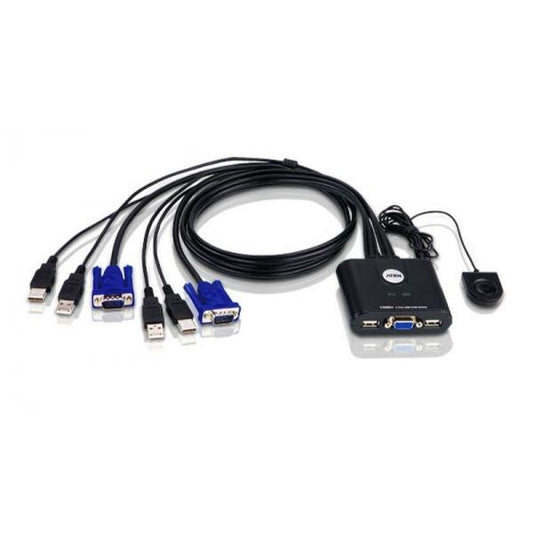 ATEN 2 Port USB/VGA KVM Multiplatform / remote control CS22U-AT [CS22U-AT]