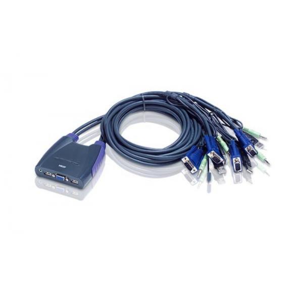 ATEN 4 Port USB KVM & Speaker- PROMO FINO AD ESAURIMENTO SCORTE CS64US-AT [CS64US-AT]