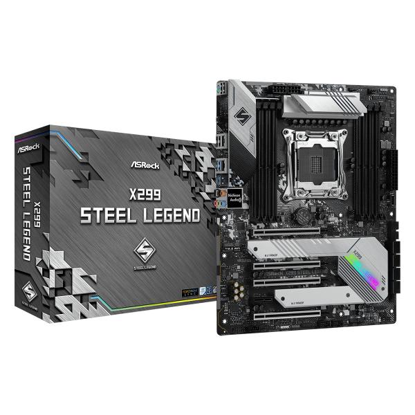 ASROCK MB X299, X299 STEEL LEGEND, LGA 2066, 8DDR4 [X299 STEEL LEGEND]