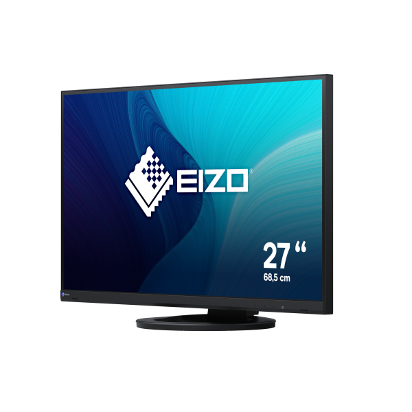 EIZO FlexScan EV2760-BK LED display 68.6 cm (27") 2560 x 1440 pixels Quad HD Black [EV2760-BK]