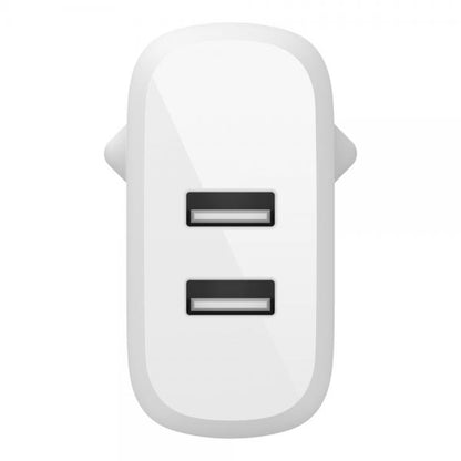 Belkin CARICABATTERIE 2 PORTE USB-A 12W [WCB002VFWH]